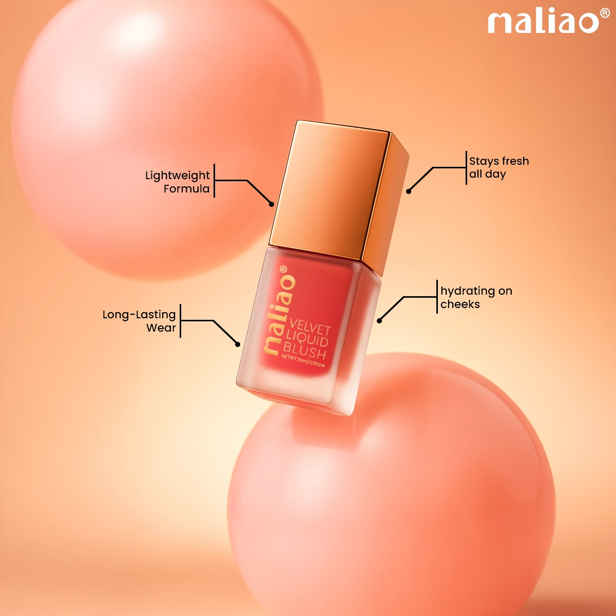 Maliao Velvet Liquid Blush Face